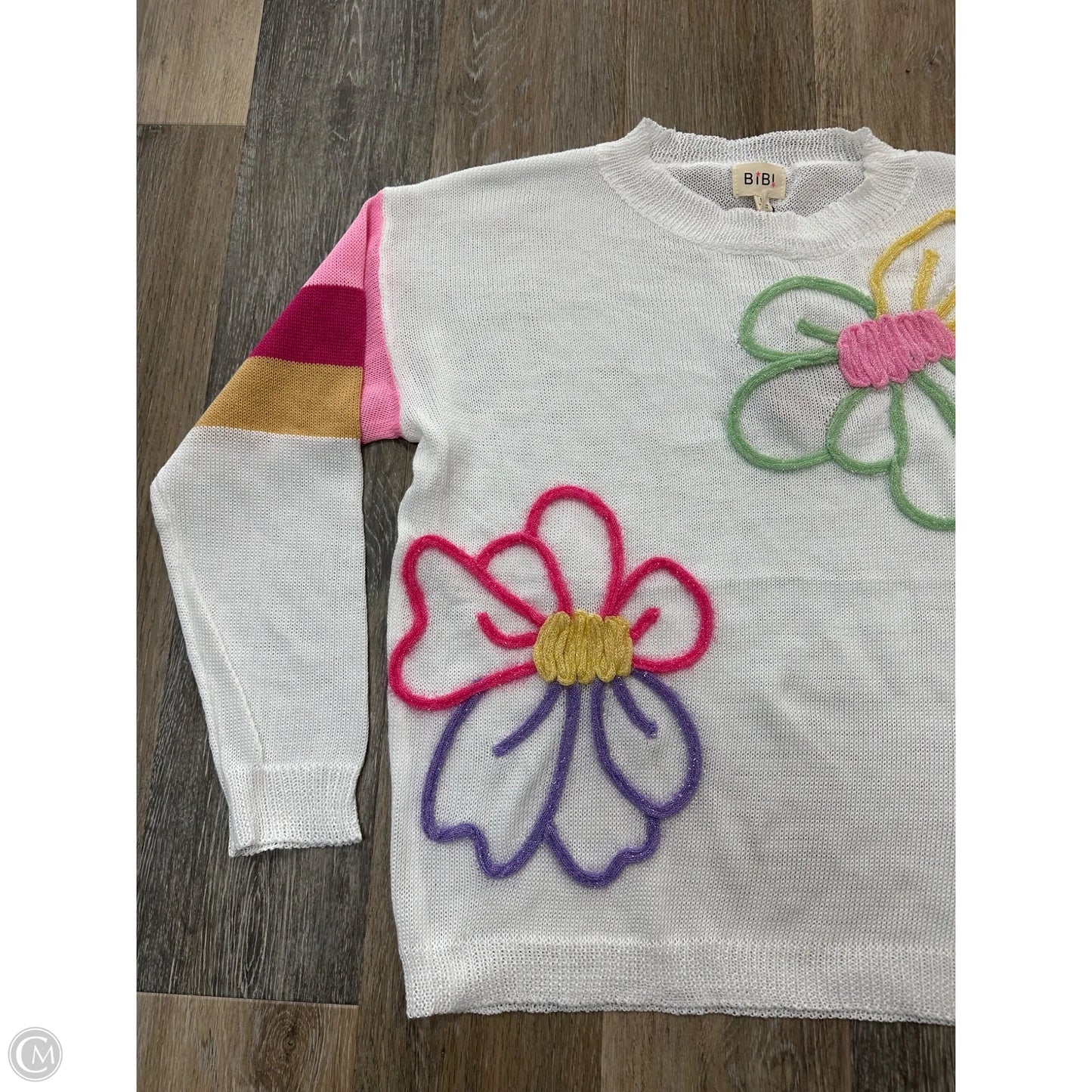 Sweater By Bibi In Floral Print, Size: S
