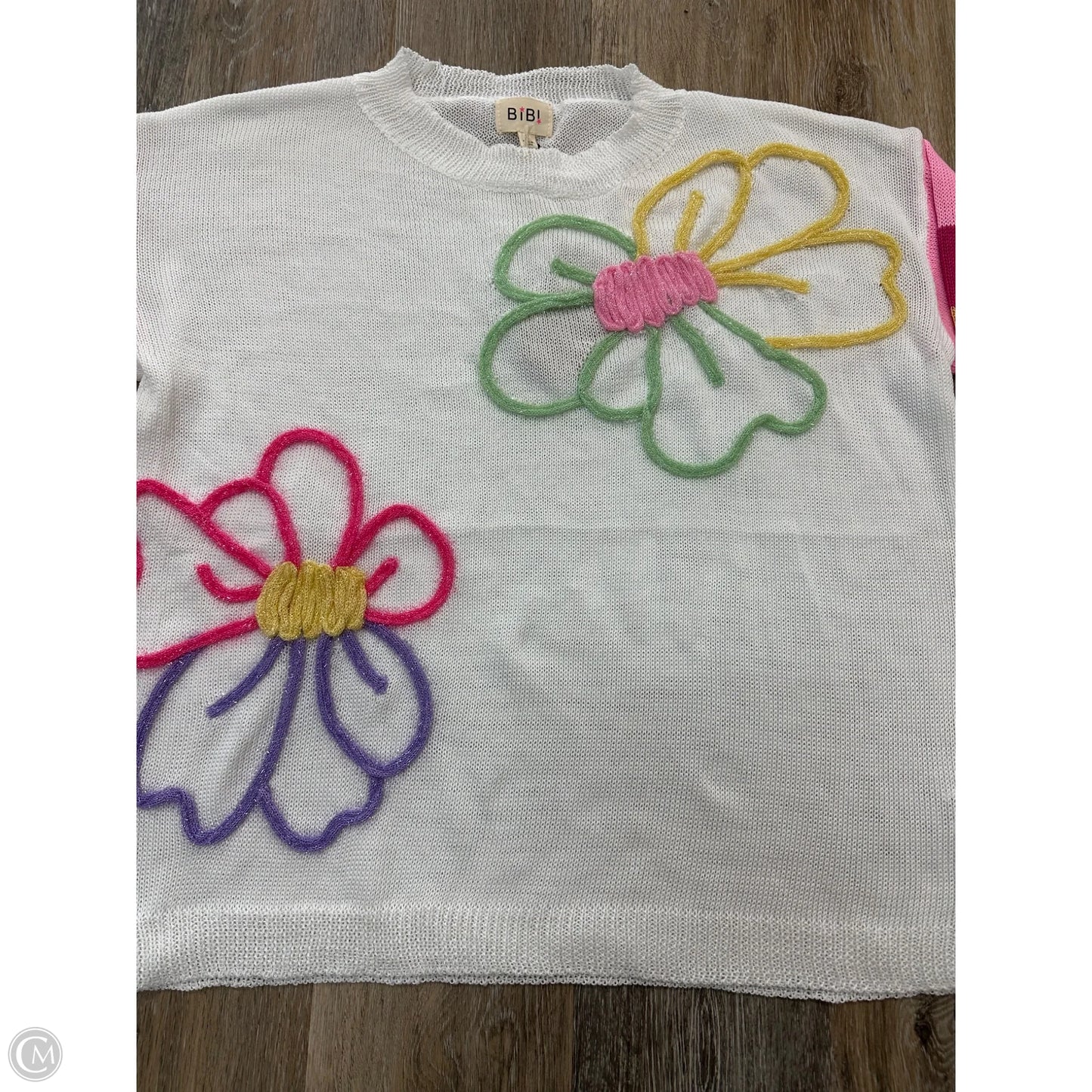Sweater By Bibi In Floral Print, Size: S