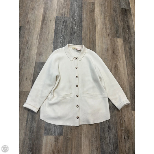Sweater Cardigan By Sezane In Cream, Size: 3x