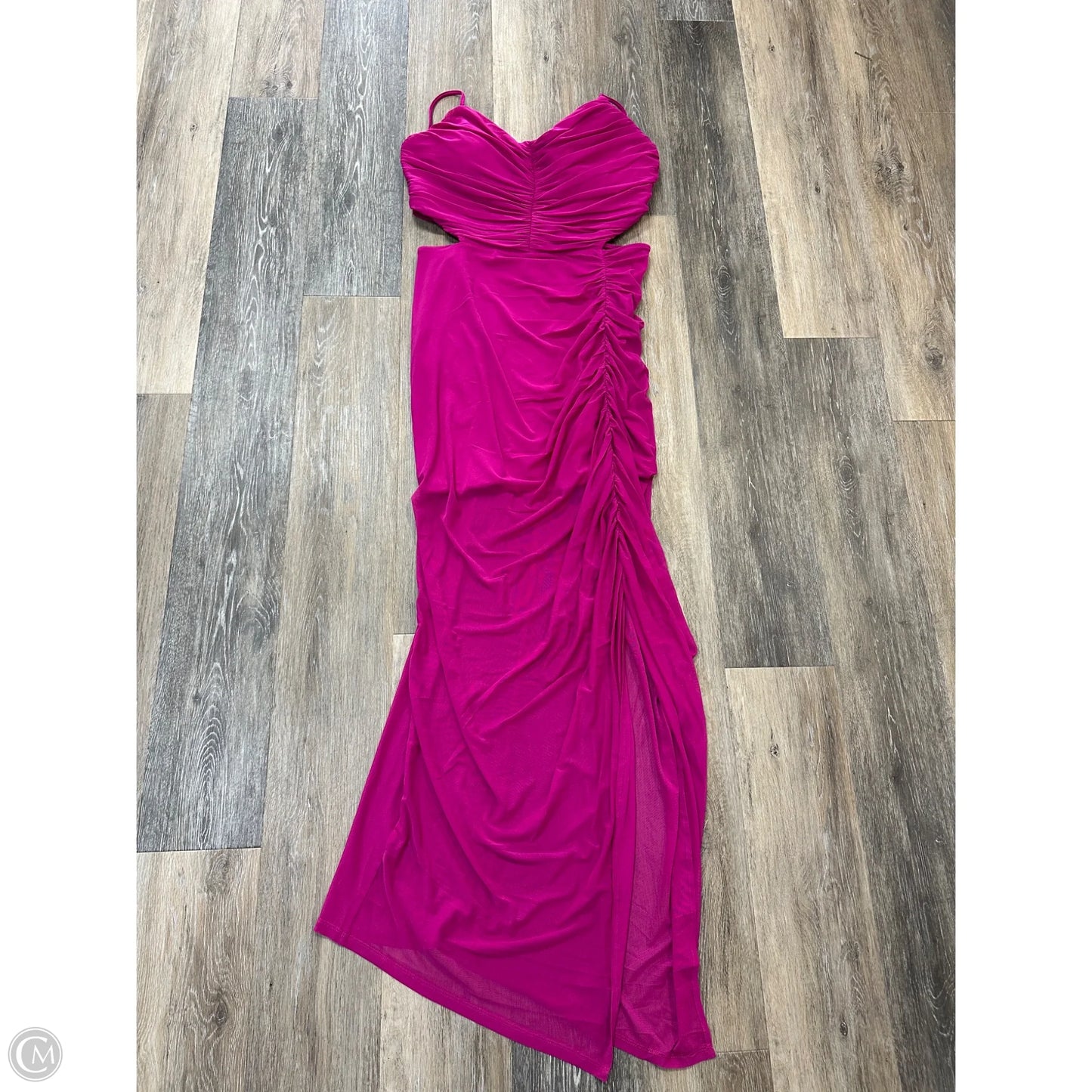 Dress Party Long By Express In Pink, Size: L