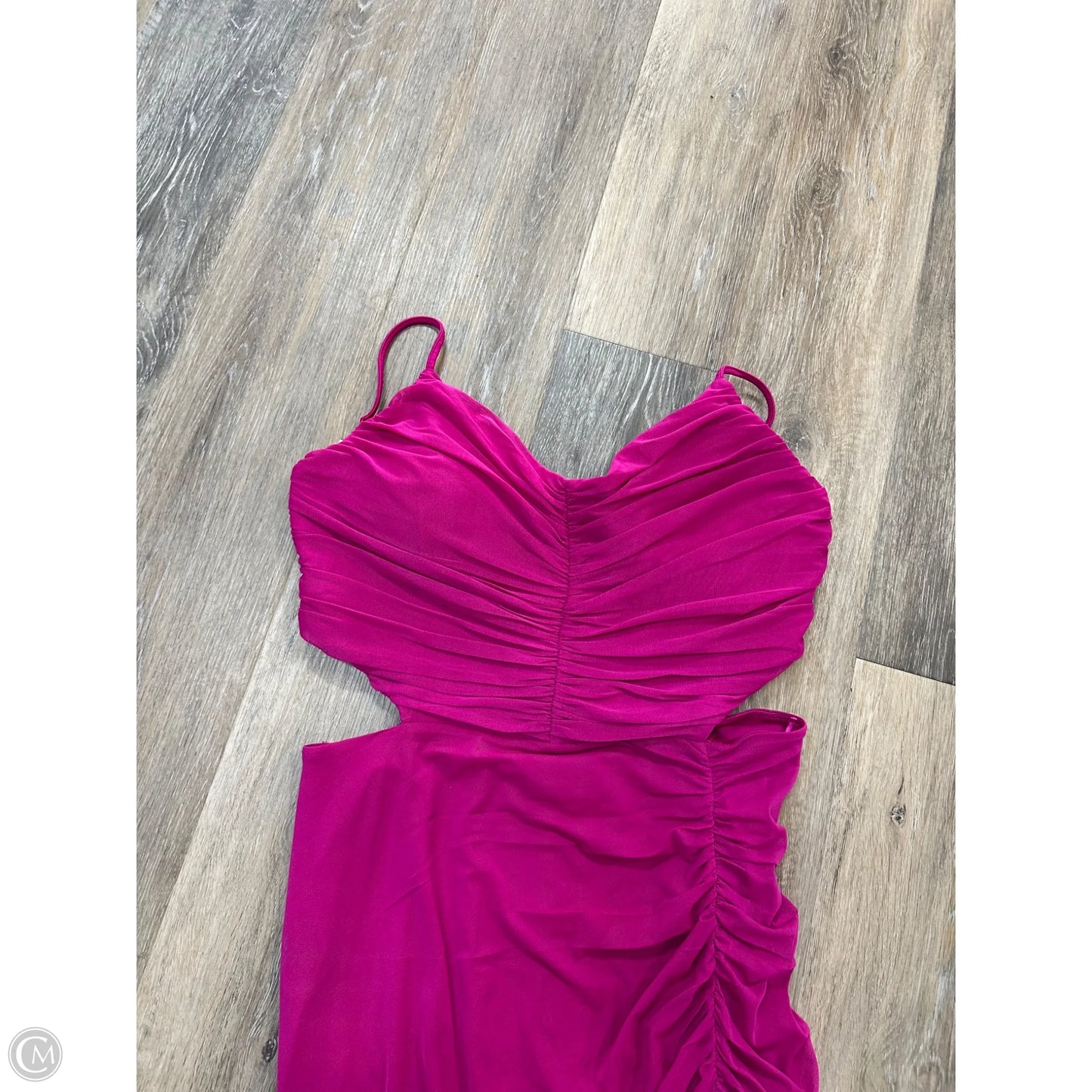 Dress Party Long By Express In Pink, Size: L