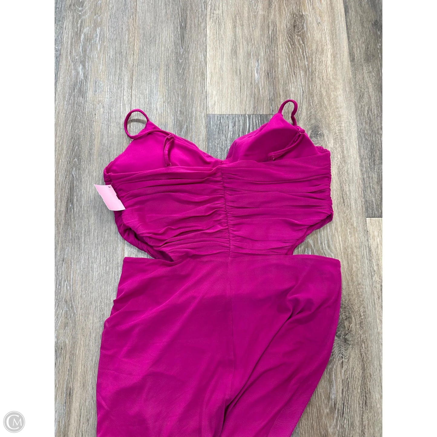 Dress Party Long By Express In Pink, Size: L