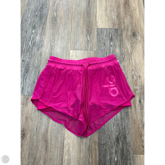 Athletic Shorts By Alo In Pink, Size: M