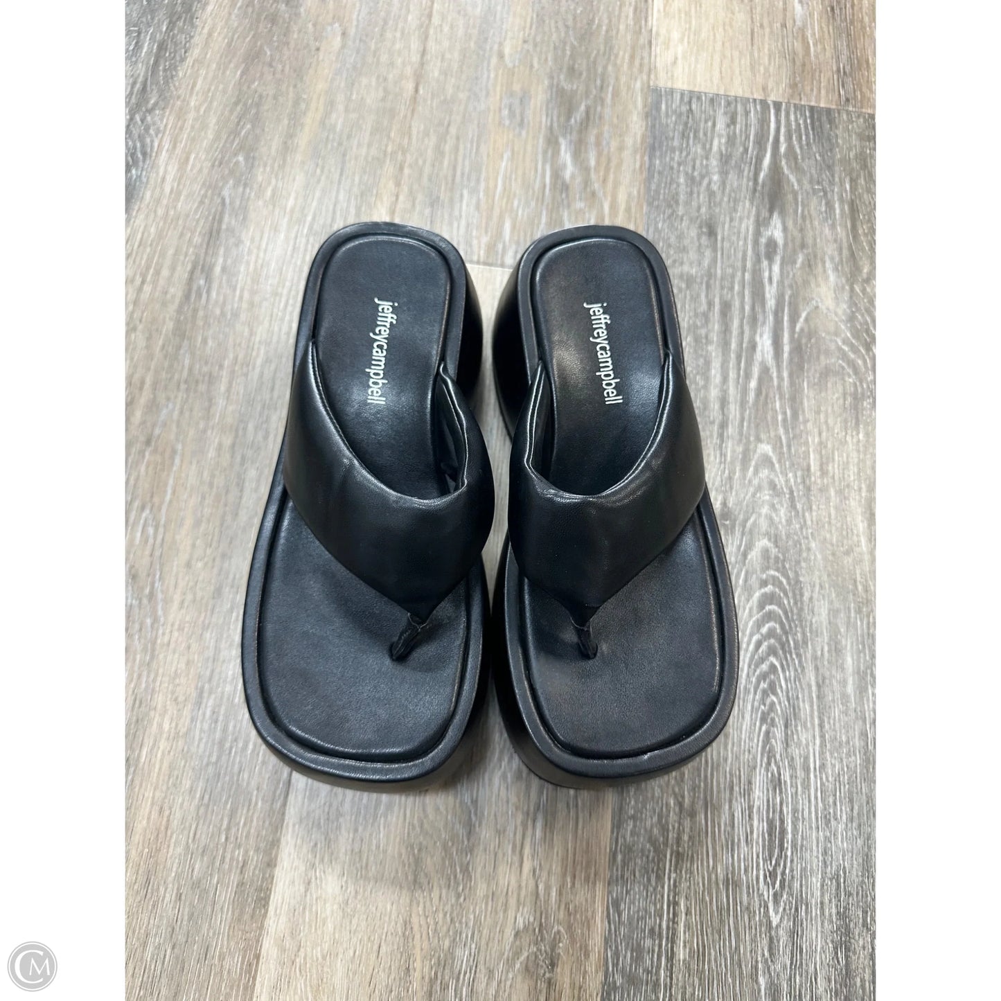 Sandals Heels Platform By Jeffery Campbell In Black, Size: 7