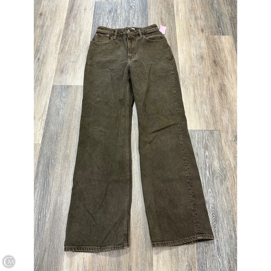 Pants Other By Abercrombie And Fitch In Green Denim, Size: 00S