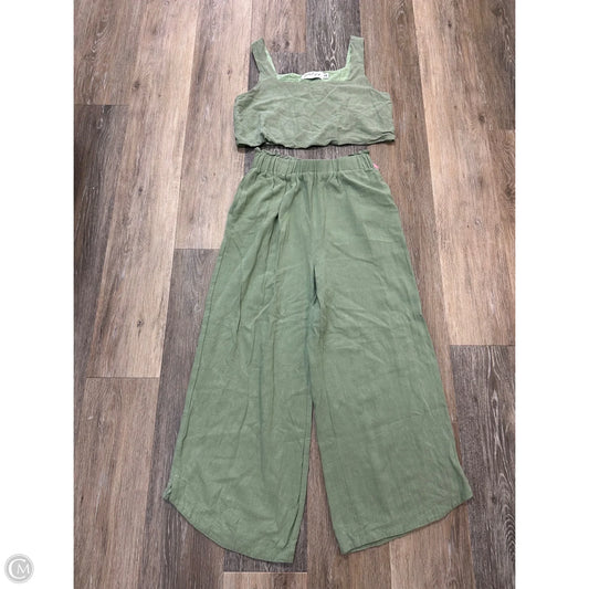 Pants Set 2pc By Petal & Pup In Green, Size: Xs