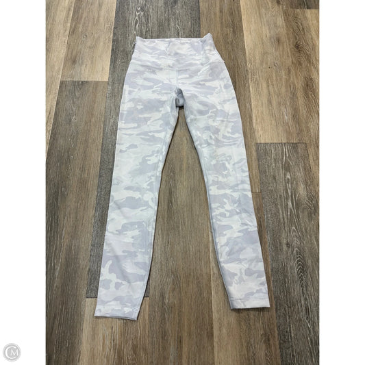 Athletic Leggings By Lululemon In Camouflage Print, Size: 4