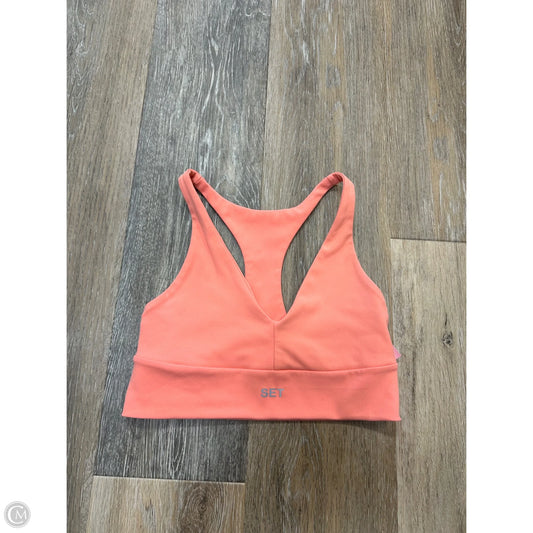 Athletic Bra By Set Active In Coral, Size: Xs