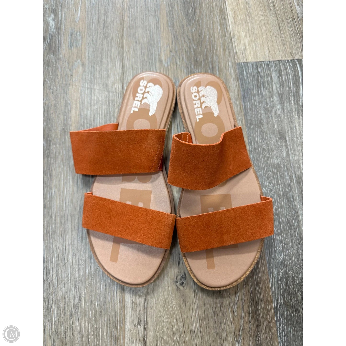 Sandals Flats By Sorel In Orange, Size: 7.5