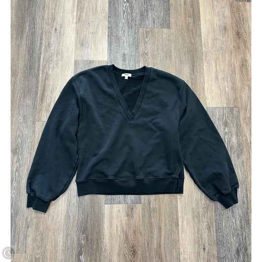 Sweatshirt Collar By Agolde In Black, Size: M