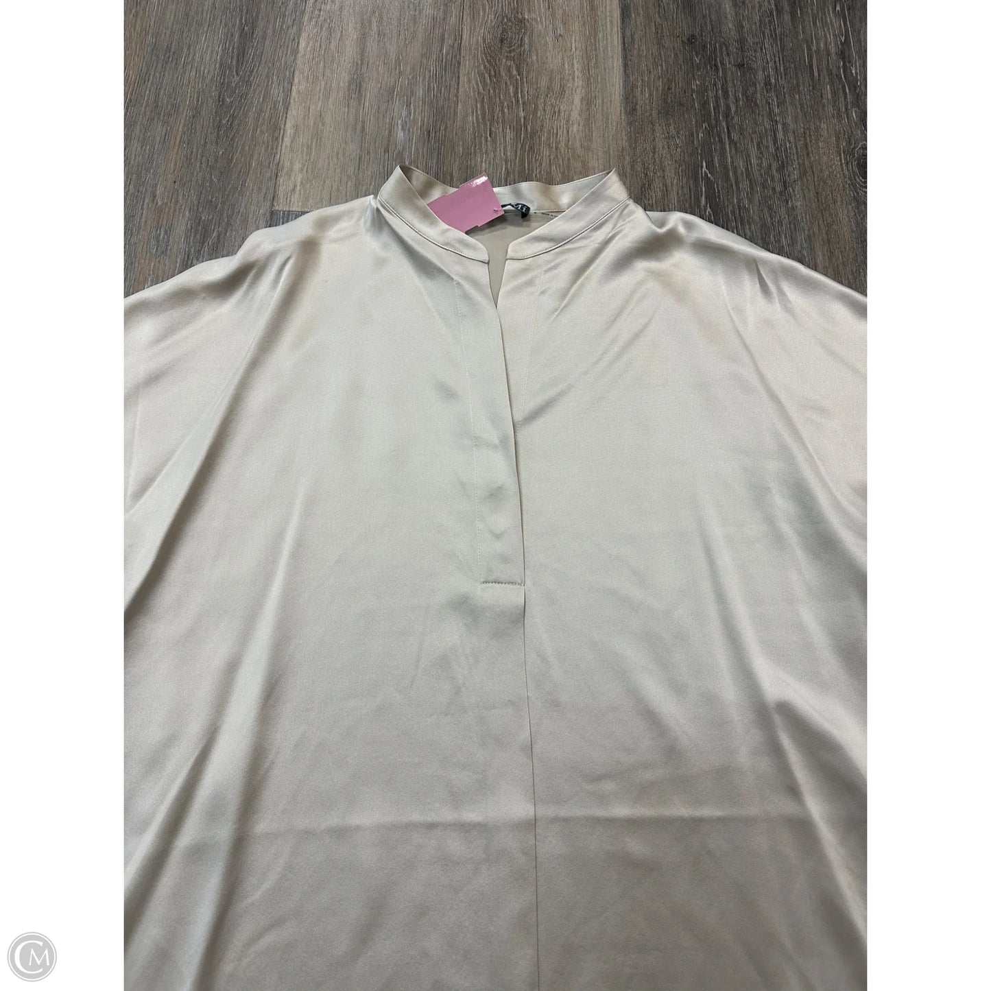 Blouse Long Sleeve By Diomi In Gold, Size: M
