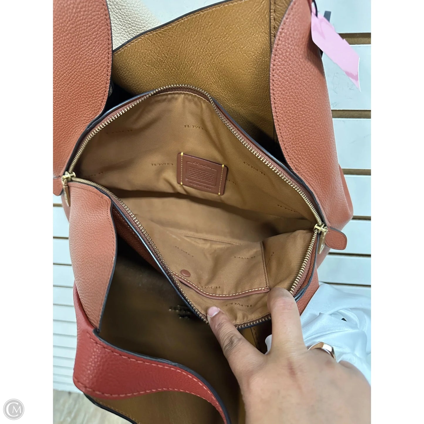 Handbag Designer By Coach, Size: Medium