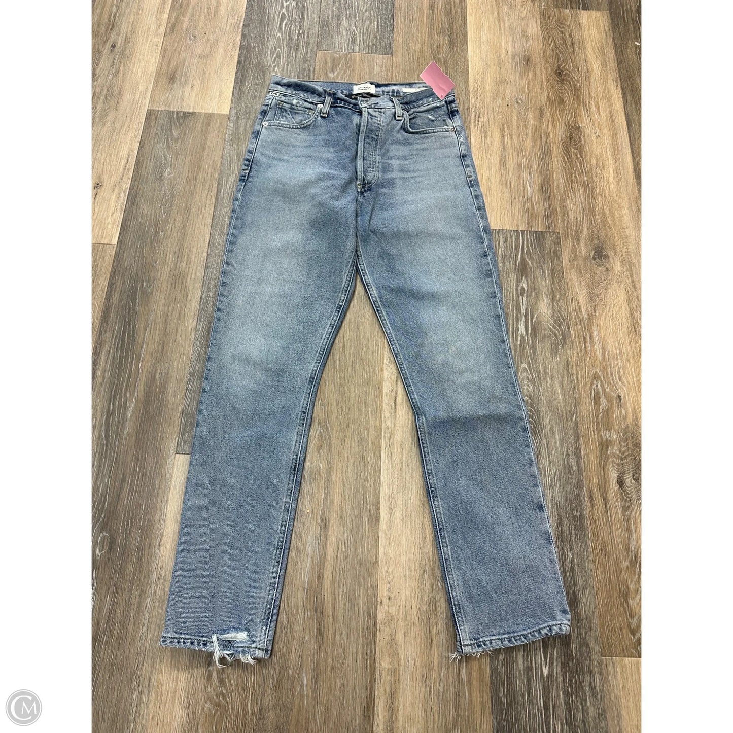 Jeans Straight By Citizens Of Humanity In Blue Denim, Size: 1/25