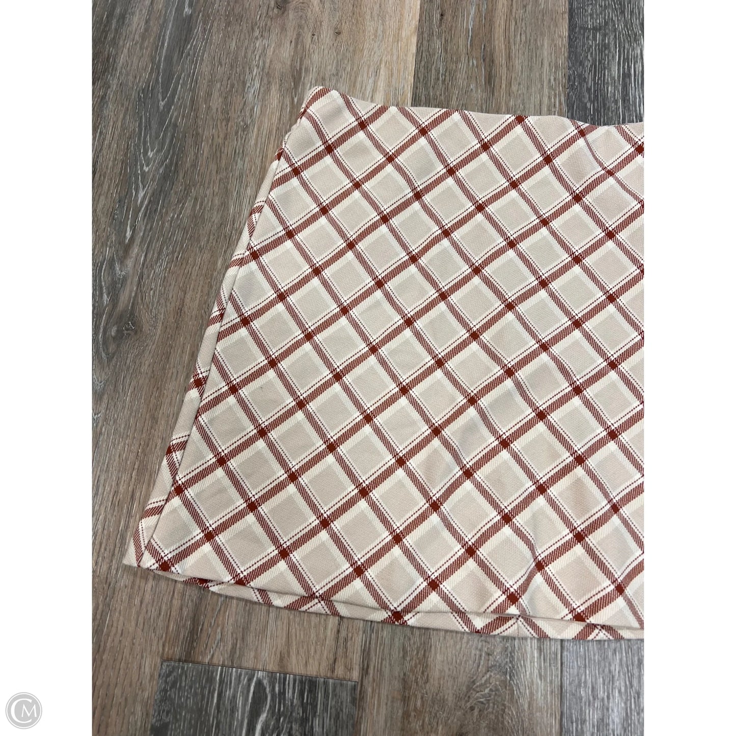 Skirt Mini & Short By Wilfred In Plaid Pattern, Size: 16