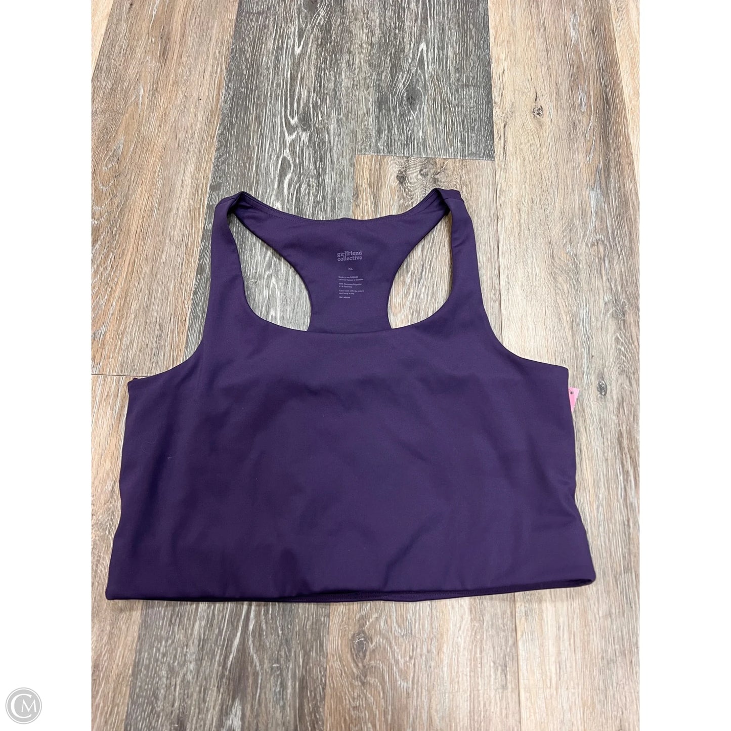 Athletic Bra By Girlfriend Collective In Purple, Size: Xl