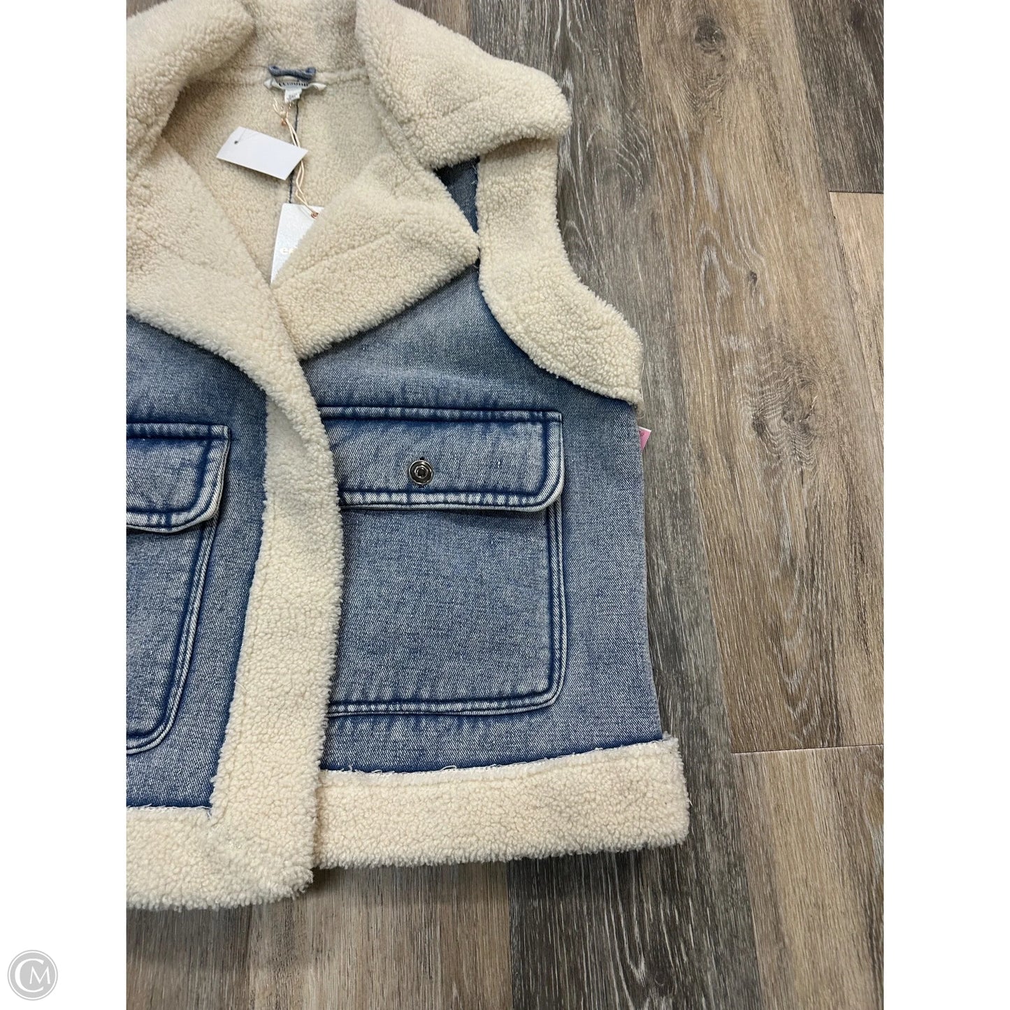 Vest Other By Eesome In Blue Denim, Size: S