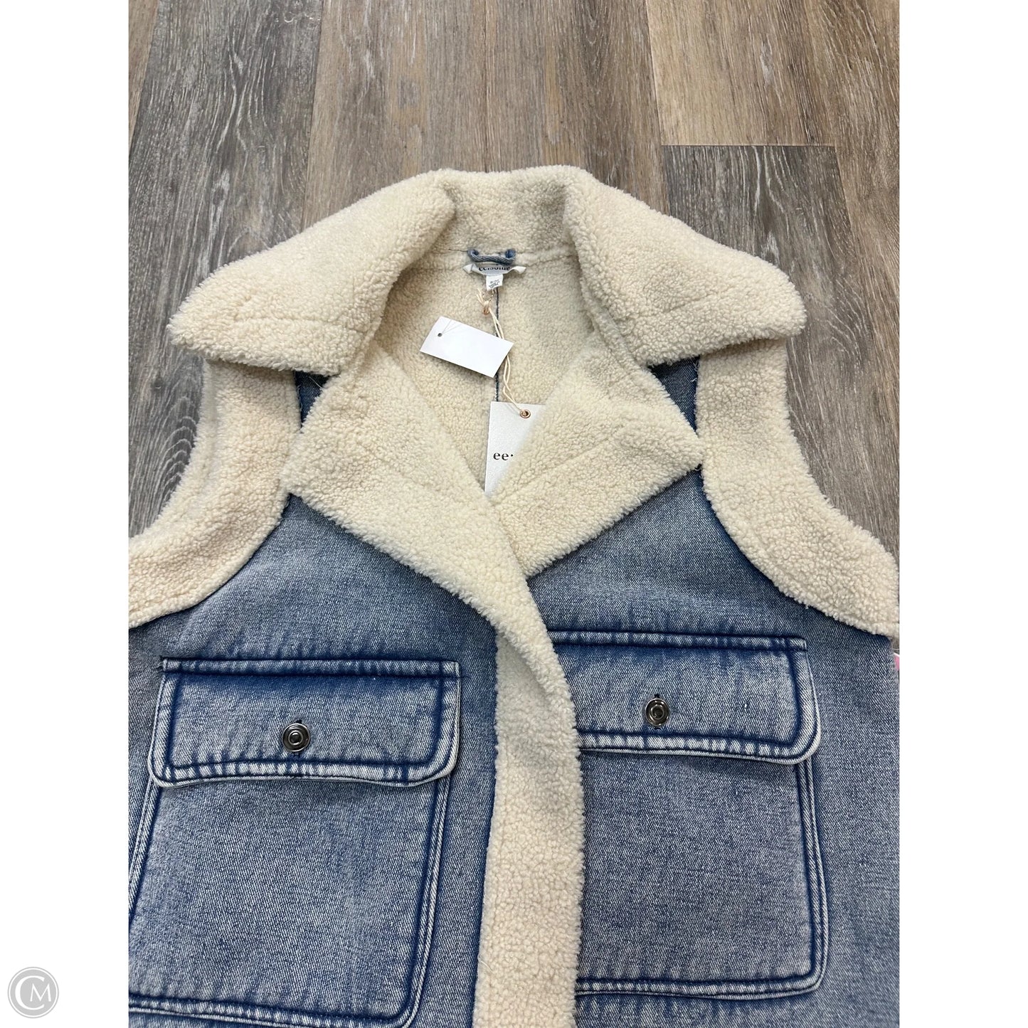 Vest Other By Eesome In Blue Denim, Size: S