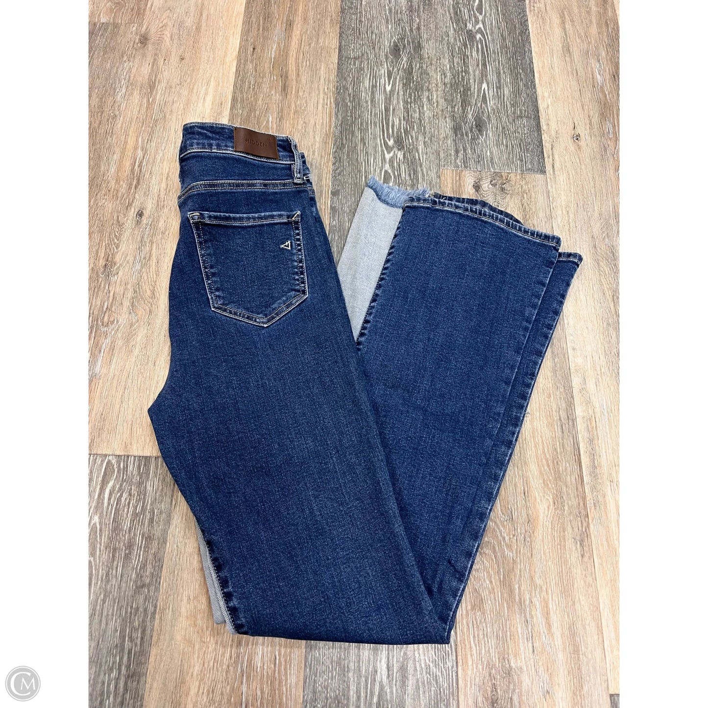 Jeans Flared By Hidden In Blue Denim, Size: 6/28