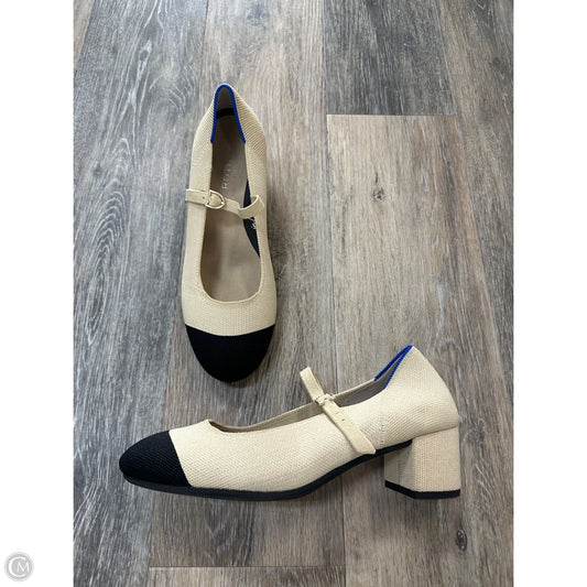 Shoes Heels Block By Rothys In Cream, Size: 8