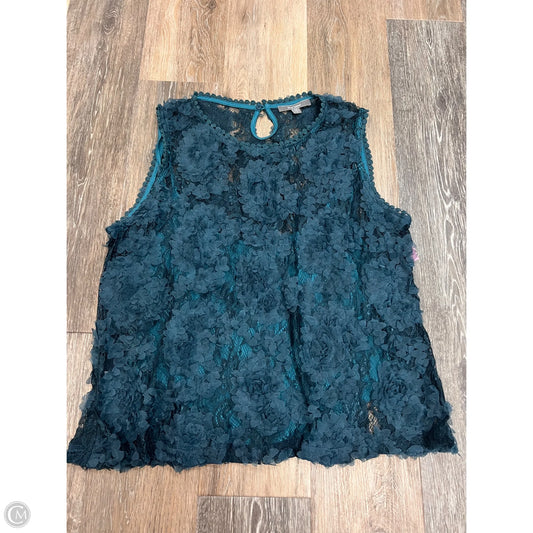 Top Sleeveless By Anthropologie In Blue, Size: L