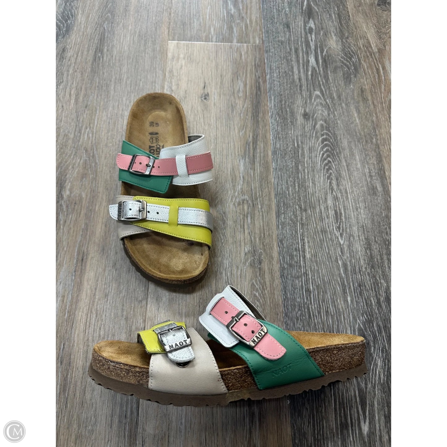 Sandals Flats By Naot In Multi-colored, Size: 8