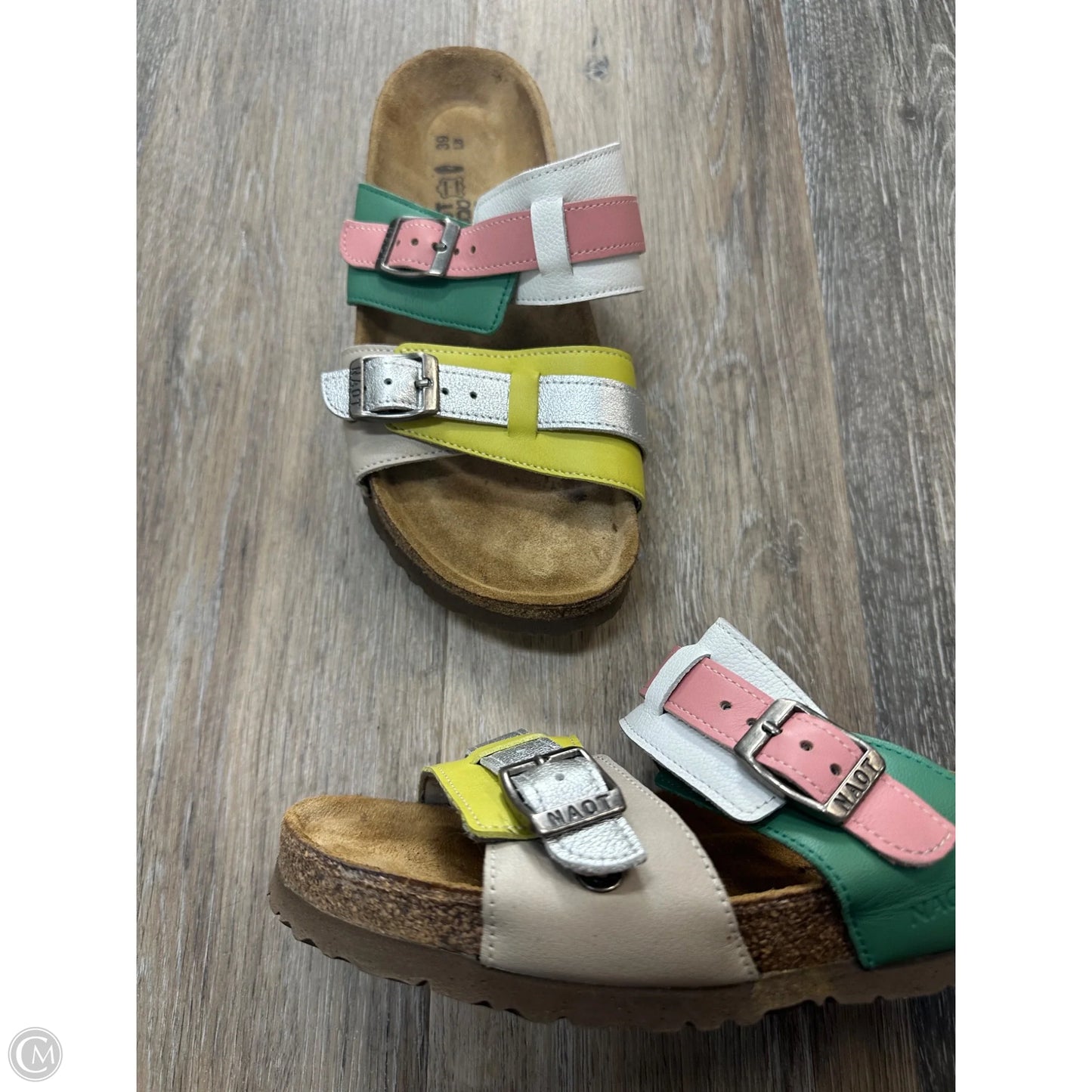 Sandals Flats By Naot In Multi-colored, Size: 8