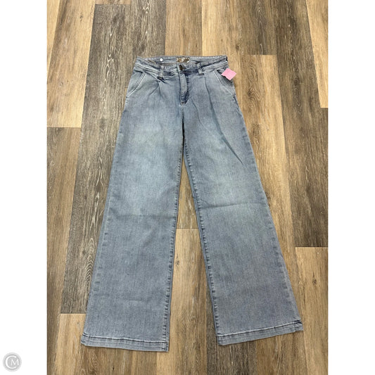 Jeans Wide Leg By Kut In Blue Denim, Size: 4
