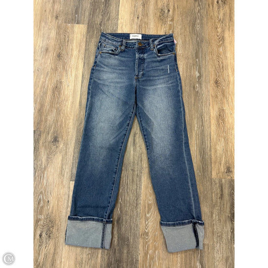 Jeans Straight By Evereve In Blue Denim, Size: 4