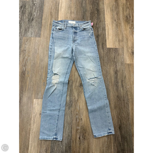Jeans Designer By Mother Jeans In Blue Denim, Size: 6/28