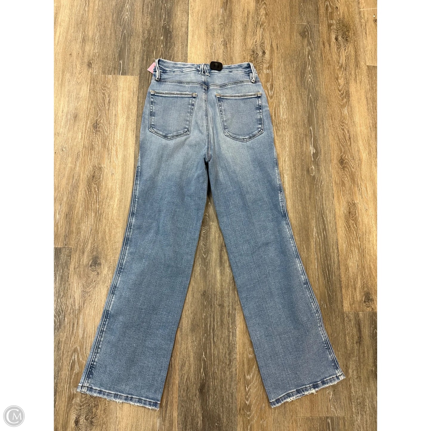 Jeans Straight By Good American In Blue Denim, Size: 6
