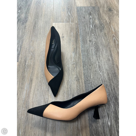 Shoes Heels Kitten By Zara In Black & Brown, Size: 8