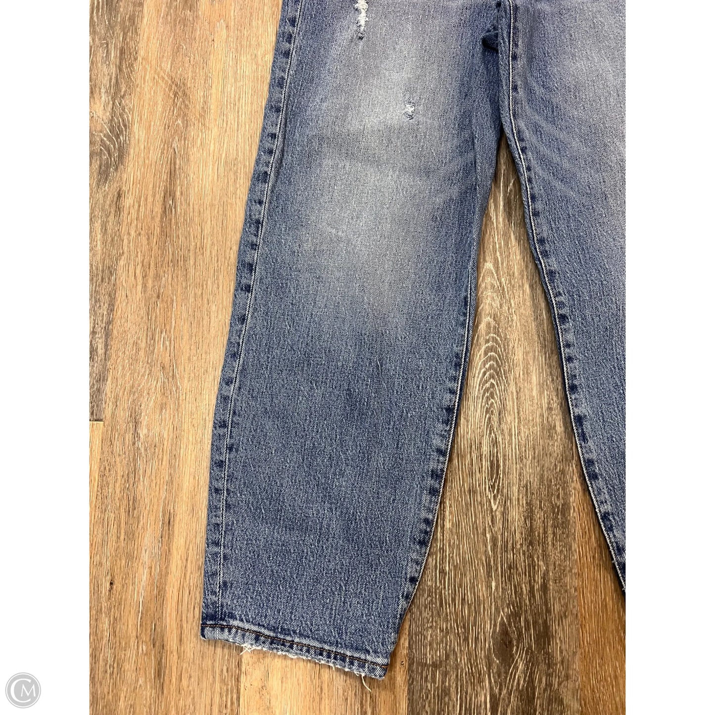 Jeans Straight By Evereve In Blue Denim, Size: 6/28