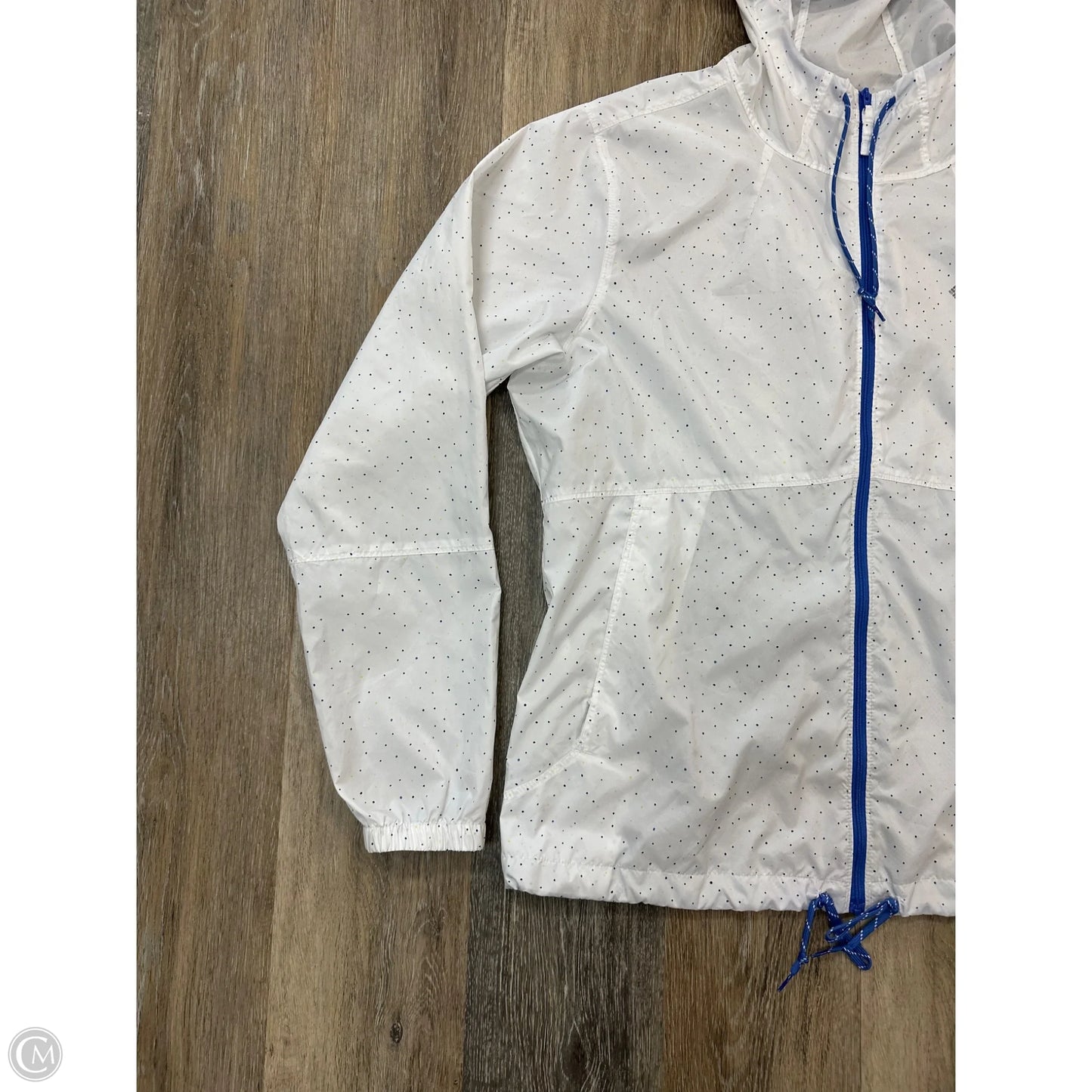 Jacket Windbreaker By Columbia In White, Size: Xl