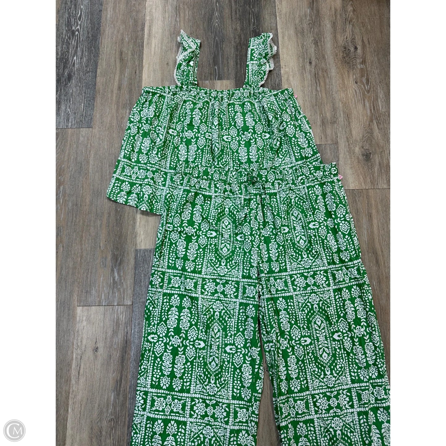 Pajamas 2pc By Loft In Green, Size: Xl