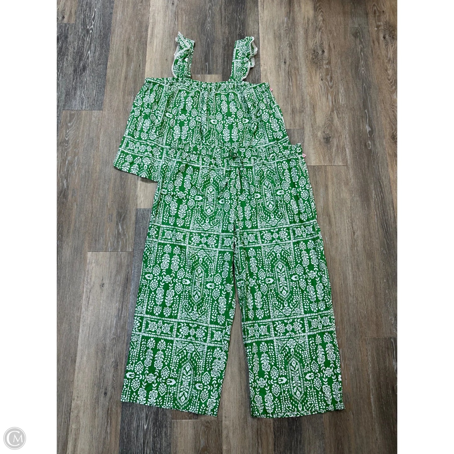 Pajamas 2pc By Loft In Green, Size: Xl