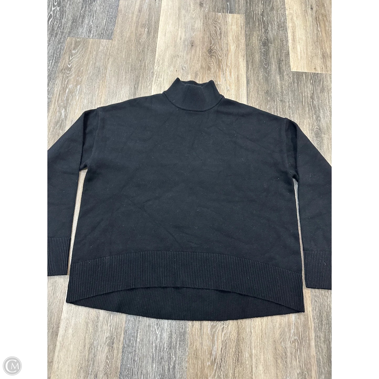 Sweater By Oat and Fort In Black, Size: M
