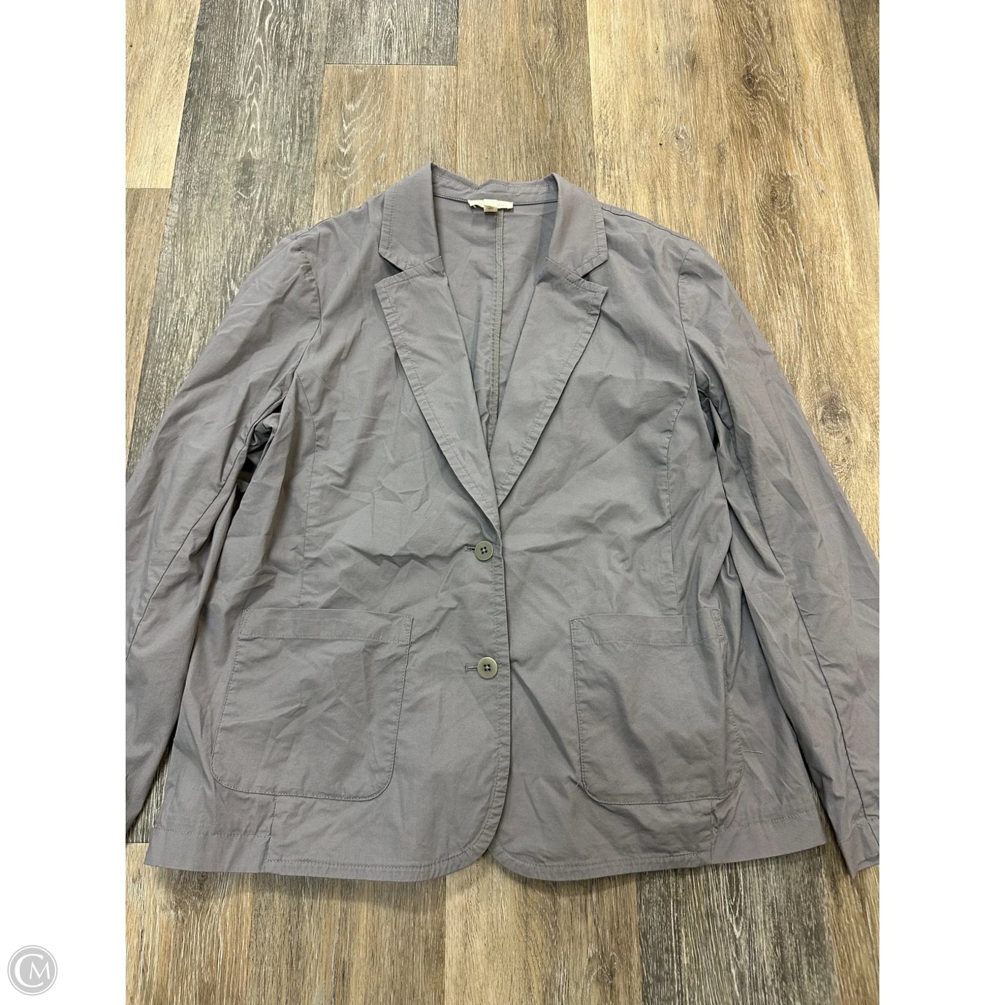 Jacket Other By Eileen Fisher In Grey, Size: M