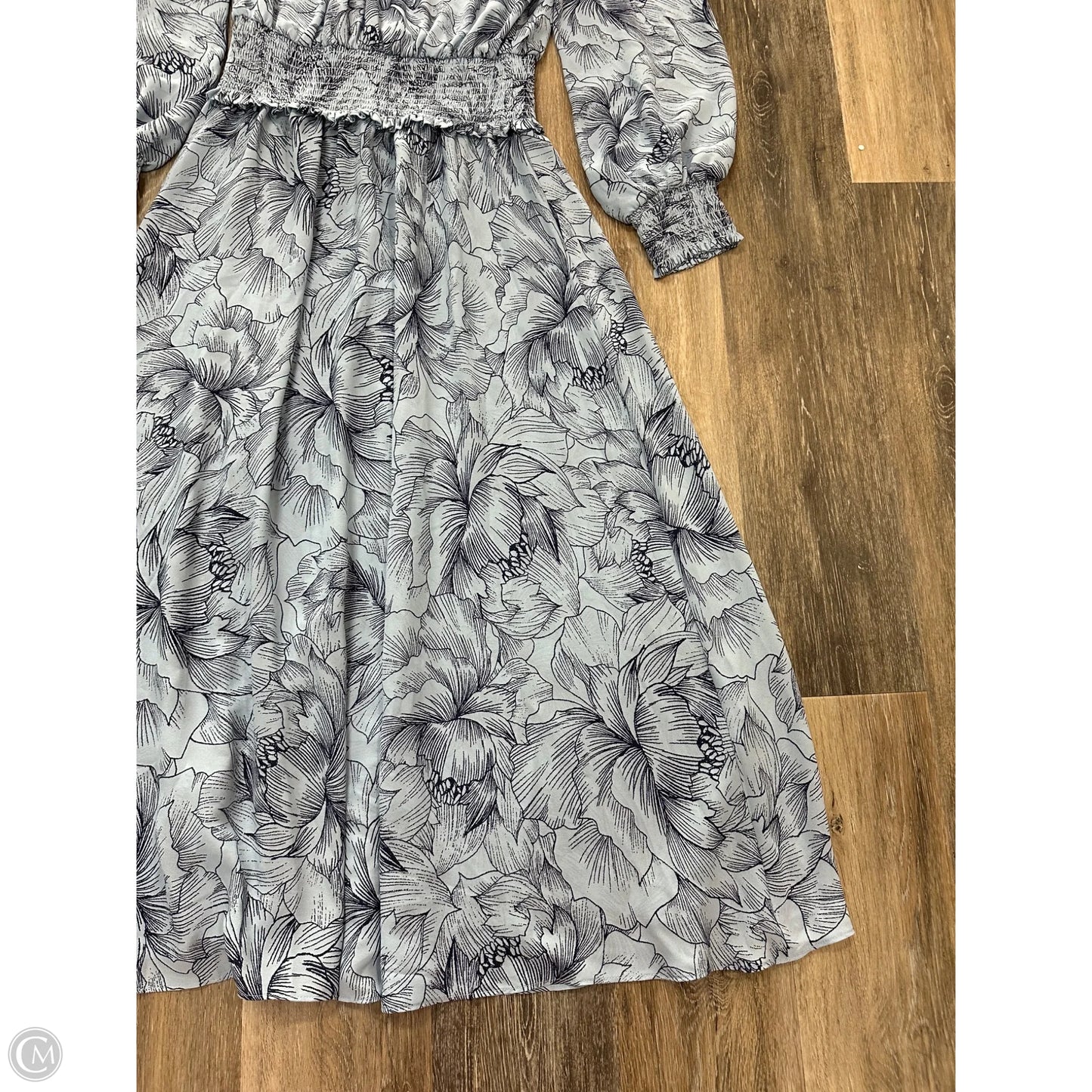 Dress Party Long By Bcbgmaxazria In Blue, Size: M