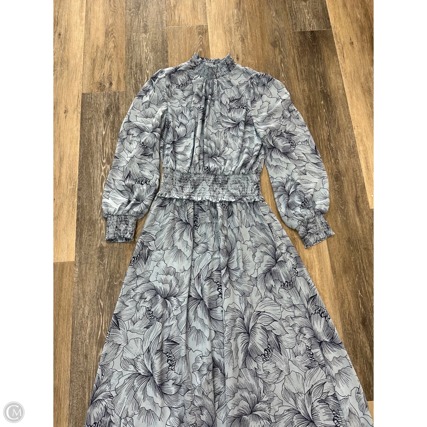 Dress Party Long By Bcbgmaxazria In Blue, Size: M