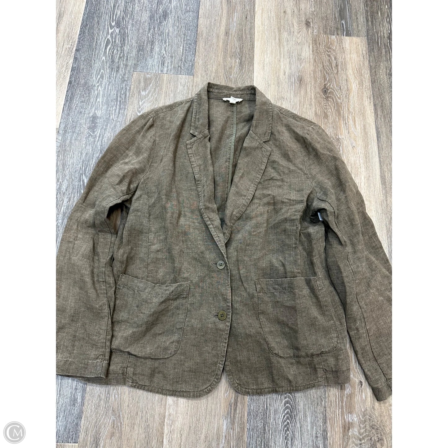 Jacket Other By Eileen Fisher In Green, Size: M