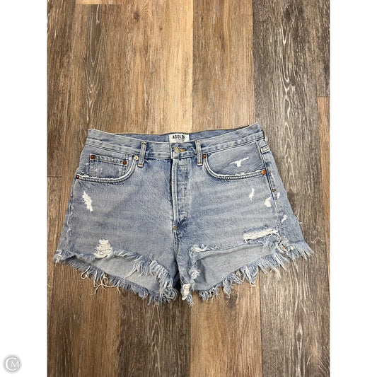 Shorts By Agolde In Blue Denim, Size: 8