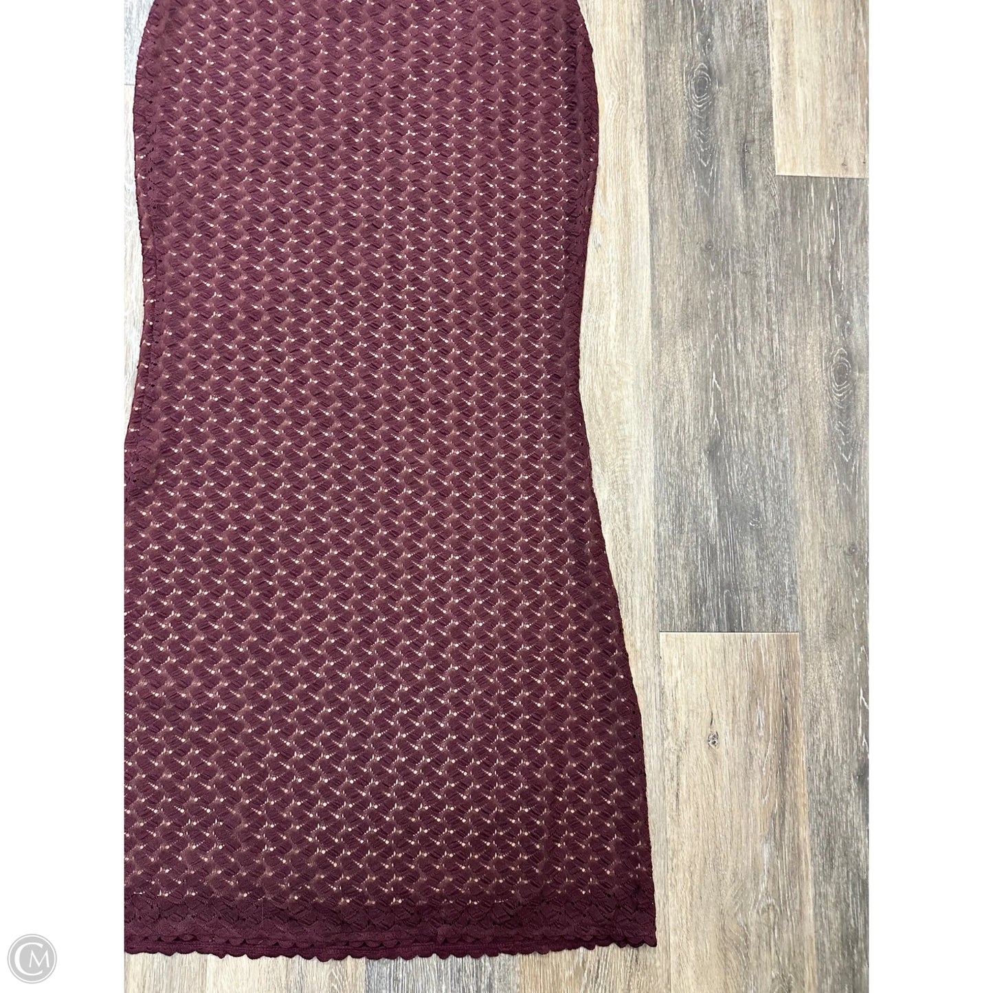 Dress Party Long By Meshki In Maroon, Size: Xl