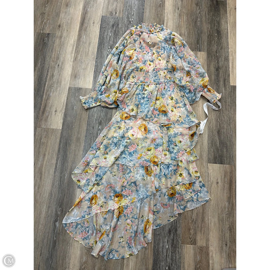 Dress Party Long By Elliatt In Floral Print, Size: M