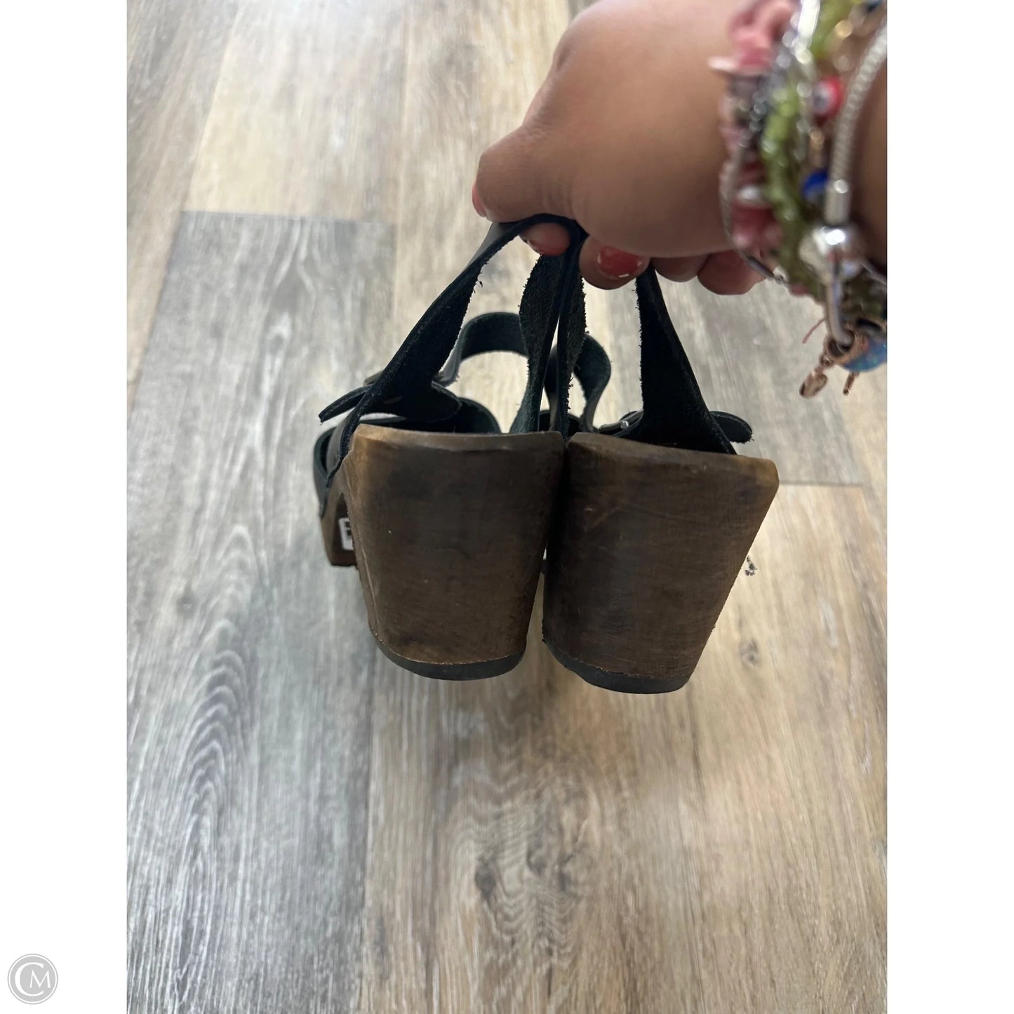 Shoes Heels Block By Lotta In Black, Size: 9