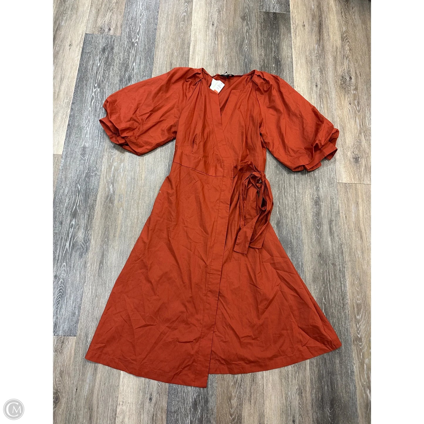 Dress Casual Maxi By Banana Republic In Orange, Size: L