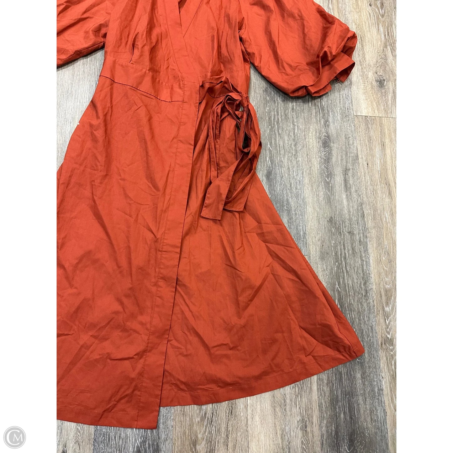 Dress Casual Maxi By Banana Republic In Orange, Size: L