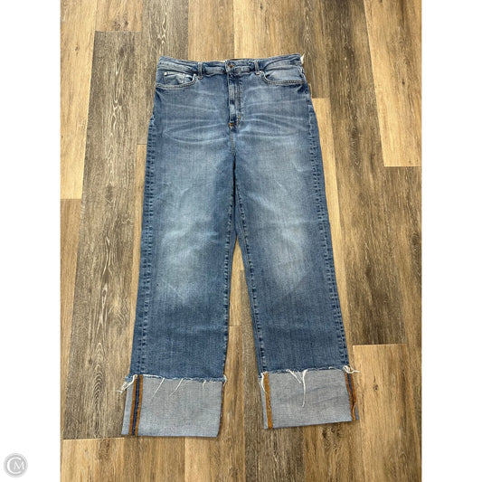 Jeans Wide Leg By Pilcro In Blue Denim, Size: 16l