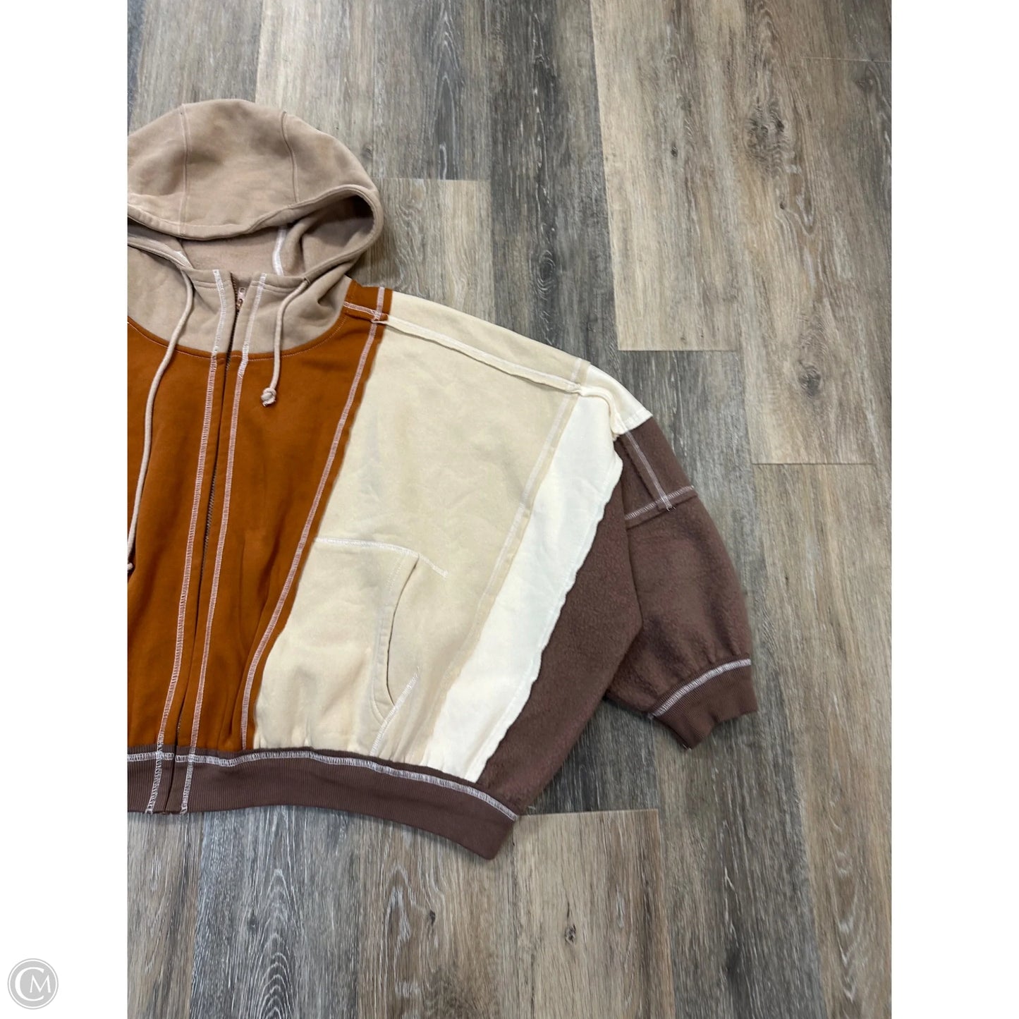 Sweatshirt Hoodie By Bibi In Multi-colored, Size: M