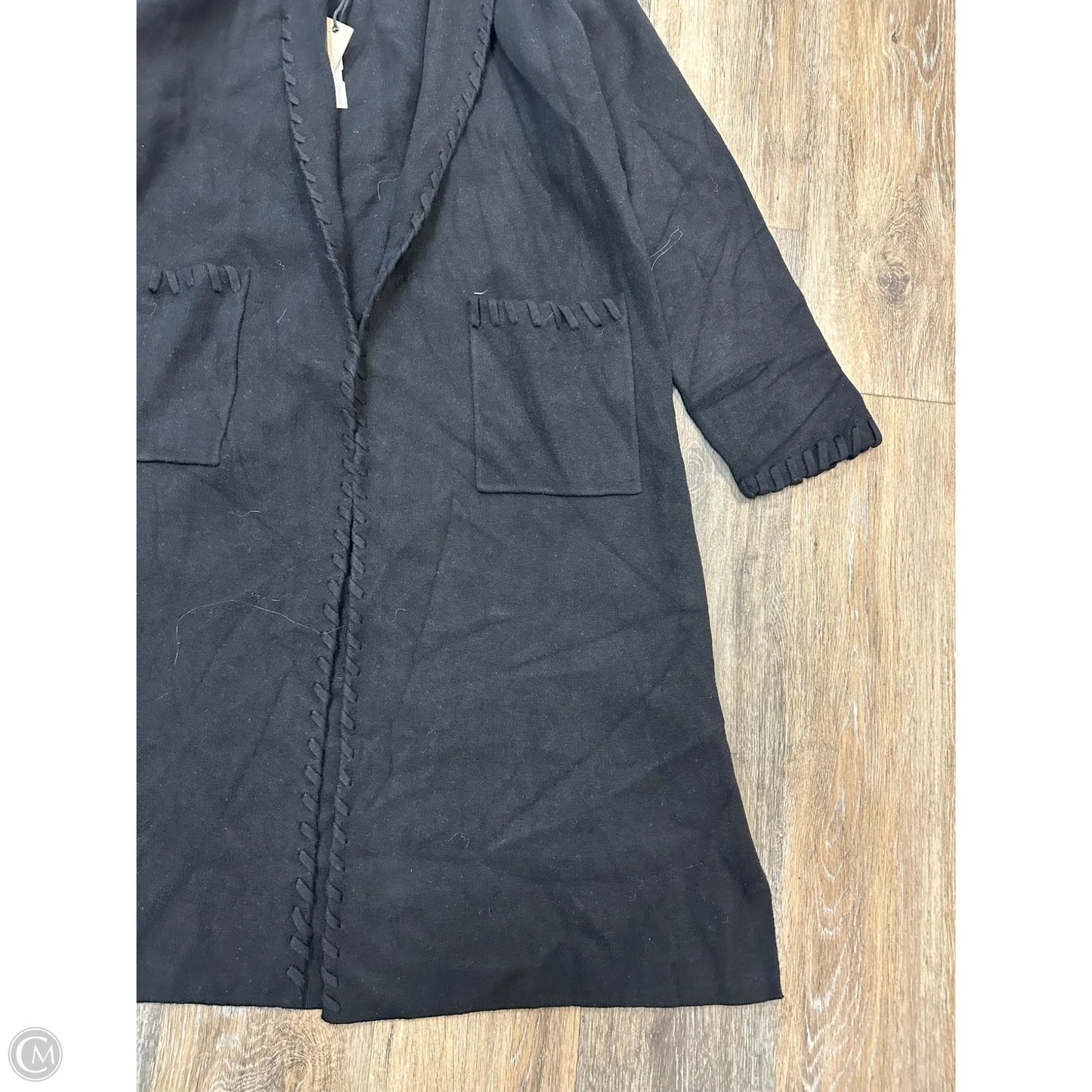 Sweater Cardigan By Pinch In Black, Size: S