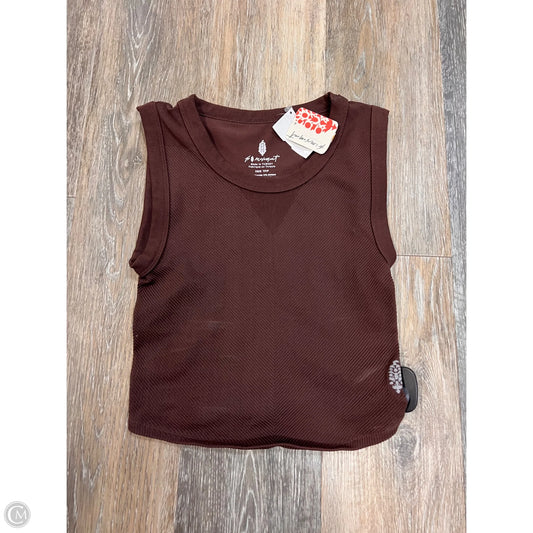 Tank Top By Free People In Brown, Size: Xs